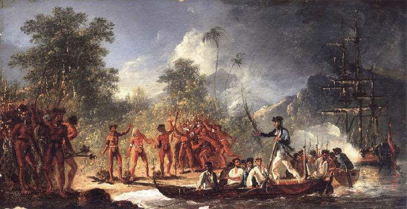 unknow artist The Landing at Tanna Tana one of the new hebrides Germany oil painting art